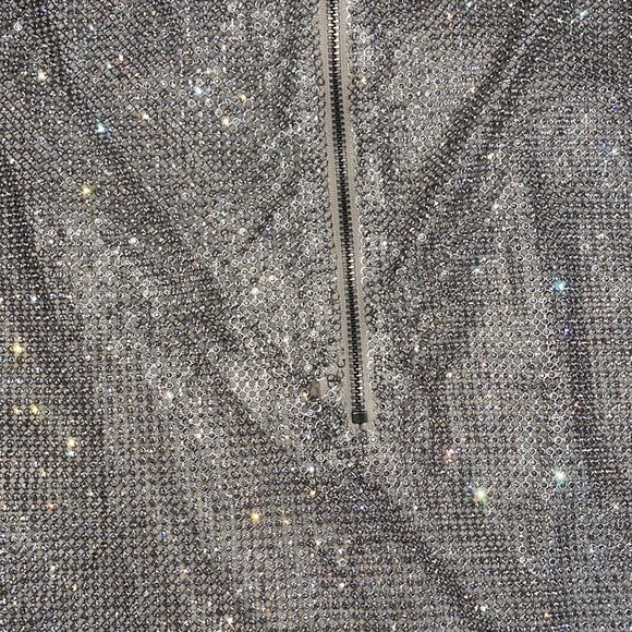 Alice and Olivia Harmony Chainmail Slip Dress - Picture 10 of 13